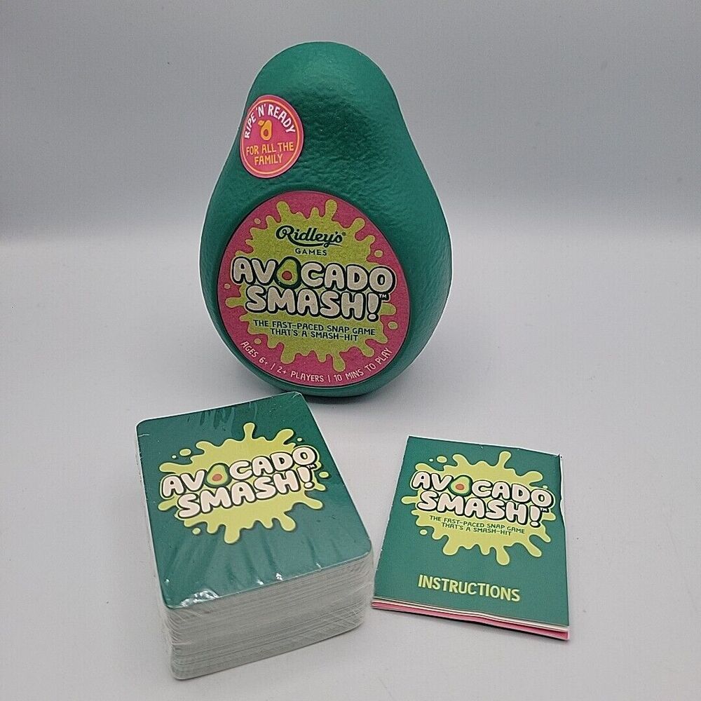 Ridley's Avocado Smash Family Action Card Game Family Fun Sealed Cards